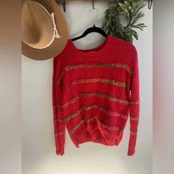 ♥️ SALE Small Ces femme red sweater oversized - Picture 3 of 5